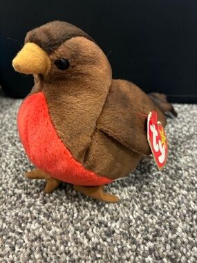 Ty Beanie Baby named "Early the Robin